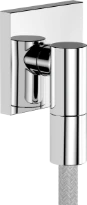 Hansgrohe FixFit Fine E raccord mural avec clapet anti-retour - chromé