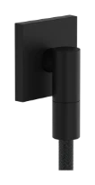 Hansgrohe FixFit Fine E raccord mural avec clapet anti-retour - Matt Black