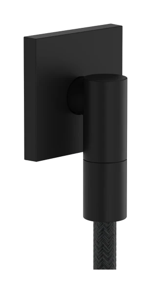 Hansgrohe FixFit Fine E raccord mural avec clapet anti-retour - Matt Black