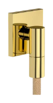 Hansgrohe FixFit Fine E raccord mural avec clapet anti-retour - Polished Gold Optic