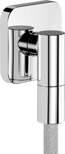 Hansgrohe FixFit Fine Q raccord mural avec clapet anti-retour - chromé