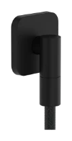 Hansgrohe FixFit Fine Q raccord mural avec clapet anti-retour - Matt Black