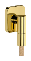 Hansgrohe FixFit Fine Q raccord mural avec clapet anti-retour - Polished Gold Optic