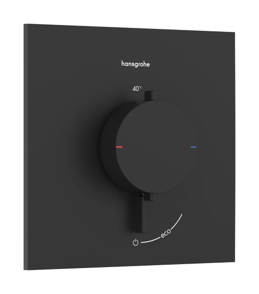 Hansgrohe Ecostat Comfort E thermostat à encastrer 1 système - Matt Black