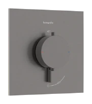 Hansgrohe Ecostat Comfort E thermostat à encastrer 1 système - Brushed Black Chrome