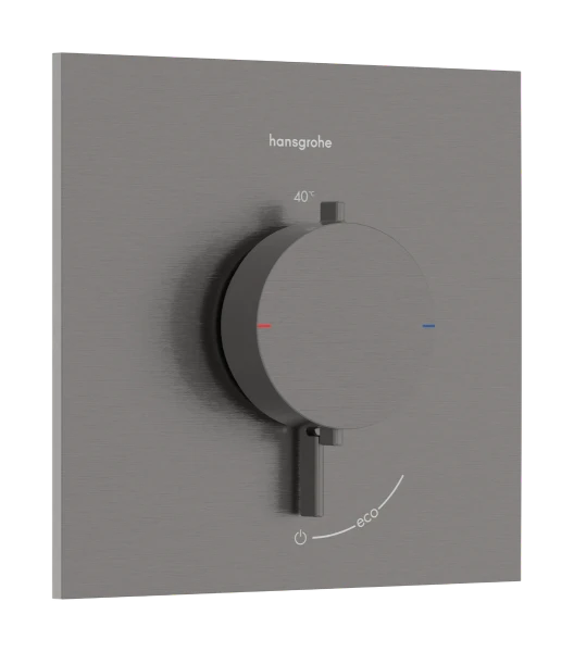 Hansgrohe Ecostat Comfort E thermostat à encastrer 1 système - Brushed Black Chrome