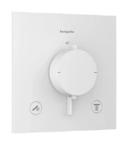 Hansgrohe Ecostat Comfort E thermostat à encastrer 2 systèmes - Matt White