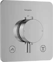Hansgrohe Ecostat Comfort Q thermostat à encastrer 2 systèmes - chromé