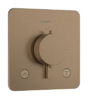 Hansgrohe Ecostat Comfort Q thermostat à encastrer 2 systèmes - Brushed Bronze
