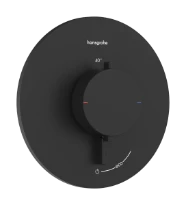 Hansgrohe Ecostat Comfort S thermostat à encastrer 1 système - Matt Black