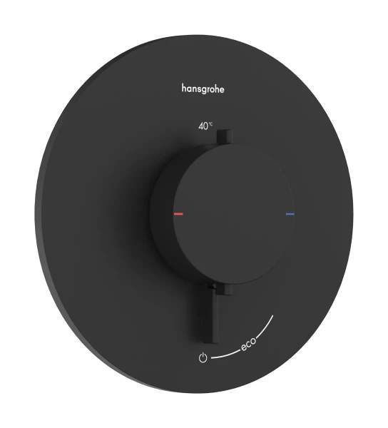 Hansgrohe Ecostat Comfort S thermostat à encastrer 1 système - Matt Black