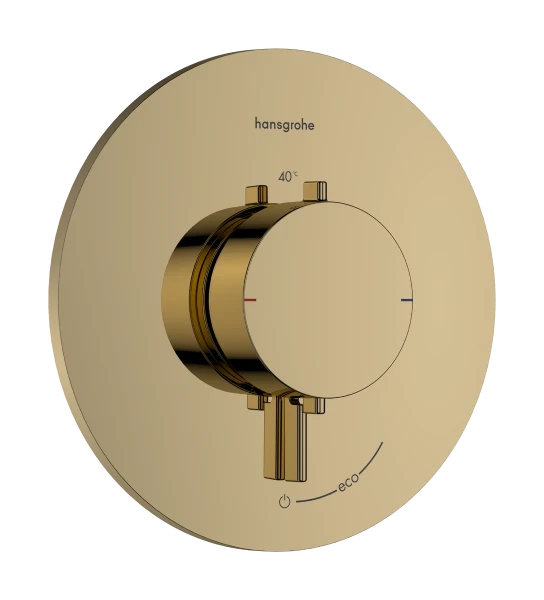 Hansgrohe Ecostat Comfort S thermostat à encastrer 1 système - Polished Gold Optic