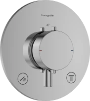 Hansgrohe Ecostat Comfort S thermostat à encastrer 2 systèmes - chromé