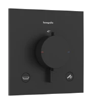 Hansgrohe Ecostat Comfort E thermostat à encastrer 2 systèmes - Matt Black
