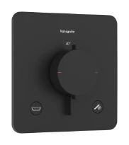 Hansgrohe Ecostat Comfort Q thermostat à encastrer 2 systèmes - Matt Black