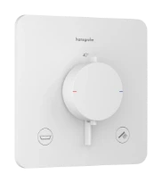 Hansgrohe Ecostat Comfort Q thermostat à encastrer 2 systèmes - Matt White