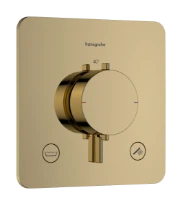 Hansgrohe Ecostat Comfort Q thermostat à encastrer 2 systèmes - Polished Gold Optic