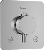 Hansgrohe Ecostat Comfort Q thermostat à encastrer 2 systèmes - chromé