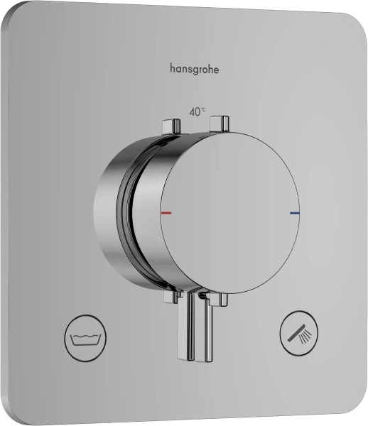 Hansgrohe Ecostat Comfort Q thermostat à encastrer 2 systèmes - chromé