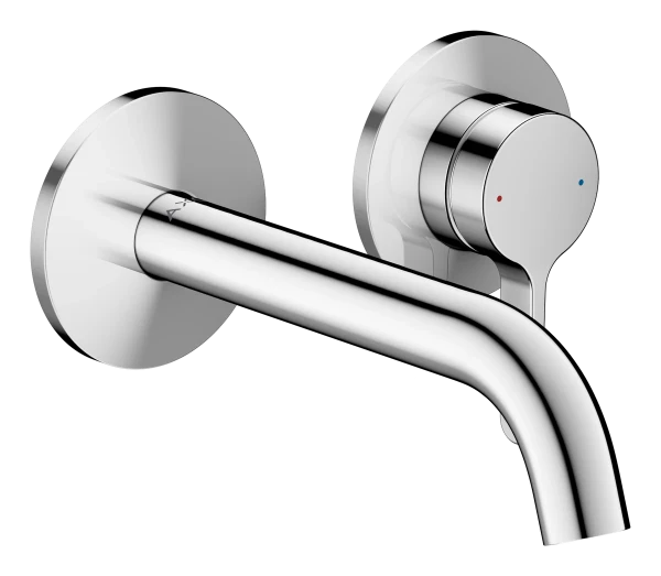 Hansgrohe Axor One mitigeur lavabo pour montage encastré mural avec poignée à levier et bec 160 mm - chromé