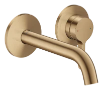 Hansgrohe Axor One mitigeur lavabo pour montage encastré mural avec poignée à levier et bec 160 mm - Brushed Bronze