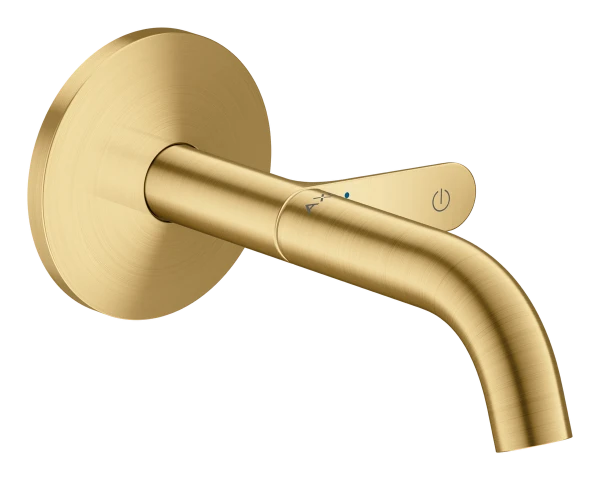 Hansgrohe Axor One mitigeur lavabo pour montage encastré mural Select avec bec 160 mm - Brushed Gold Optic