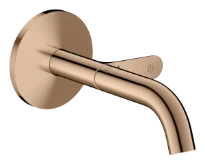Hansgrohe Axor One mitigeur lavabo pour montage encastré mural Select avec bec 160 mm - Polished Red Gold