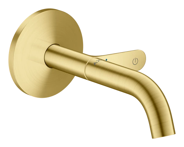 Hansgrohe Axor One mitigeur lavabo pour montage encastré mural Select avec bec 160 mm - Brushed Brass