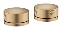 Hansgrohe Axor One mitigeur de baignoire thermostatique 2 trous monté sur gorge - Brushed Bronze