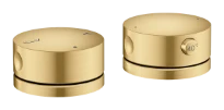 Hansgrohe Axor One mitigeur de baignoire thermostatique 2 trous monté sur gorge - Brushed Gold Optic