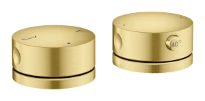 Hansgrohe Axor One mitigeur de baignoire thermostatique 2 trous monté sur gorge - Brushed Brass