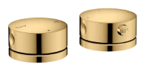 Hansgrohe Axor One mitigeur de baignoire thermostatique 2 trous monté sur gorge - Polished Gold Optic