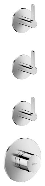 Hansgrohe Axor One module thermostatique à encastrer pour 3 systèmes avec poignée à levier - chromé
