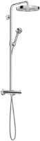 Hansgrohe Axor One Showerpipe avec thermostat et douche de tête 280 mm 1jet - chromé