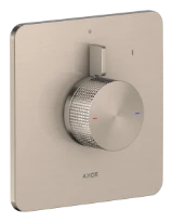 Hansgrohe Axor Citterio C mitigeur de douche à encastrer pour 1 systeem - Cubic Cut - Brushed Nickel