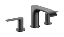 Hansgrohe Vivenis mitigeur de lavabo 95 3 trous avec vidage automatique - Brushed Black Chrome
