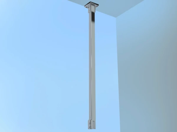 Procasa Open Wall 2.0 support de plafond 800 mm raccoucissable - chromé