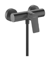 Hansgrohe Vivenis mitigeur de douche pour montage apparent - Brushed Black Chrome