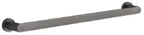 GESSI Emporio Accessories Porte-serviette 45 cm. Black Metal Brossé PVD