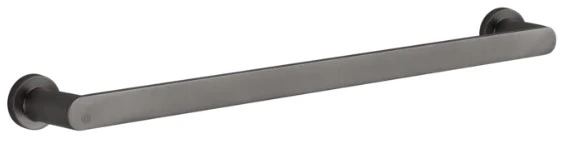 GESSI Emporio Accessories Porte-serviette 45 cm. Black Metal Brossé PVD