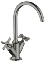 Dornbracht Vaia mitigeur de lavabo avec vidage automatique - Brushed Dark Platinum