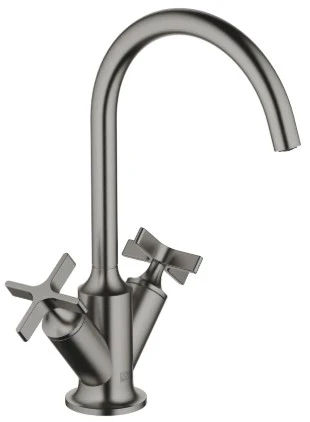 Dornbracht Vaia mitigeur de lavabo avec vidage automatique - Brushed Dark Platinum