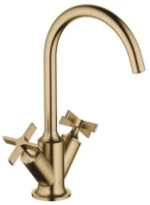 Dornbracht Vaia mitigeur de lavabo avec vidage automatique - Laiton foncé brossé
