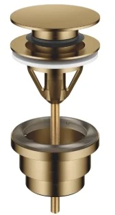 Dornbracht Vaia crepine avec clic-clac 5/4 - Laiton foncé brossé