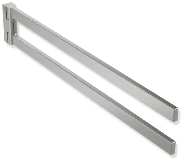 Hewi System 900Q porte-serviettes 446 mm - acier inoxydable mat - bras pivotants