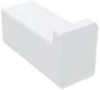 Hewi System 900Q crochet simple - blanc mat