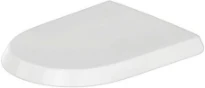 Duravit Qatego abattant D-shaped - blanc - softclose - quick release