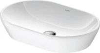 Duravit D-Neo vasque à poser ovale 600 x 400 x 120 mm - blanc - sans trou de robinet - sans trop-plein