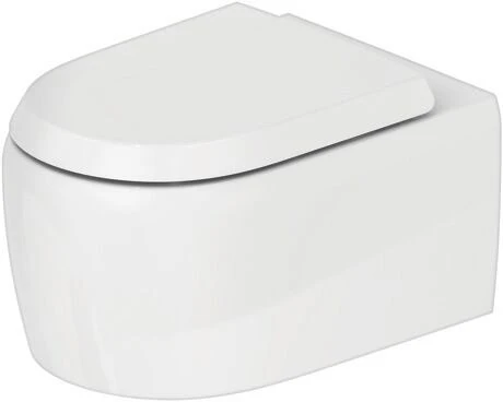 Duravit Qatego cuvette suspendue Rimless - blanc - sans rebord
