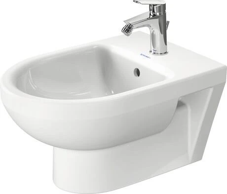 Duravit No.1 bidet suspendu - blanc - avec trou de robinet - avec trop-plein